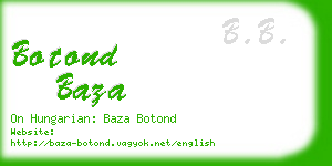 botond baza business card